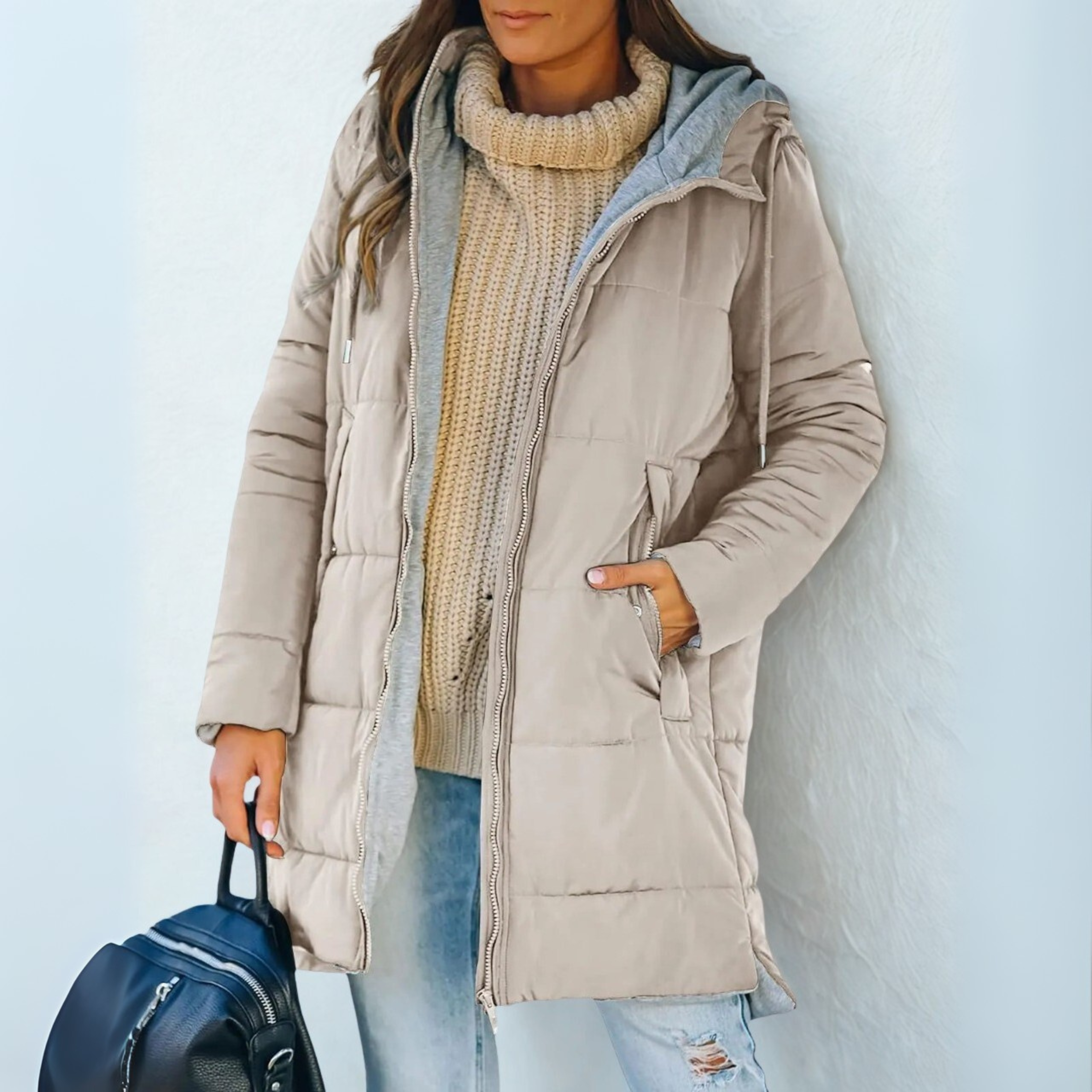 Lyra | Casual Hooded Puffer Down Jacket