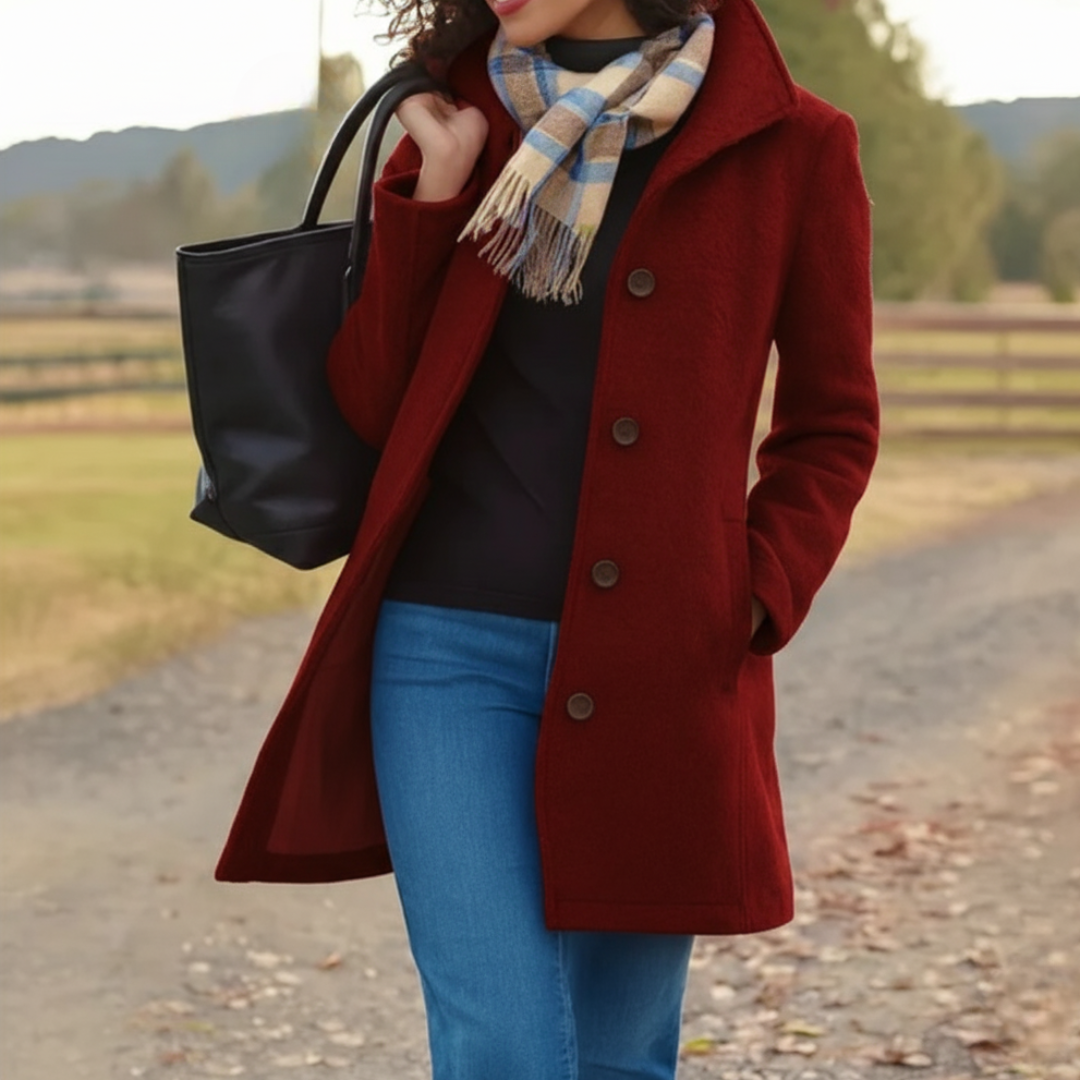 Tramere | Classic Mid-Length Button Coat
