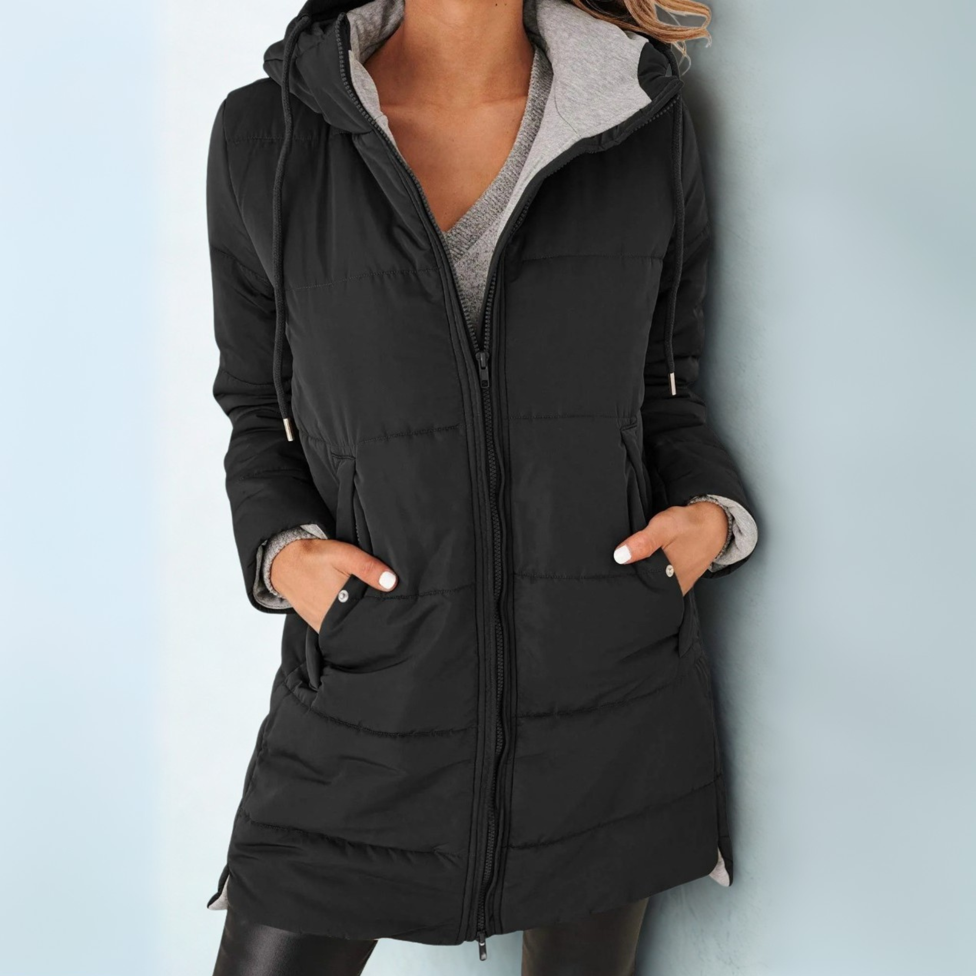 Lyra | Casual Hooded Puffer Down Jacket