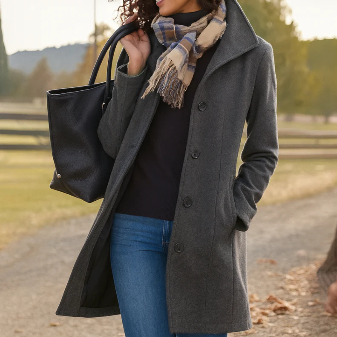 Tramere | Classic Mid-Length Button Coat