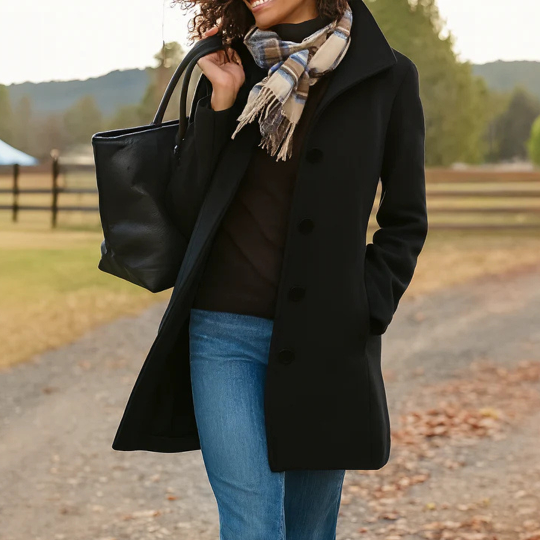 Tramere | Classic Mid-Length Button Coat
