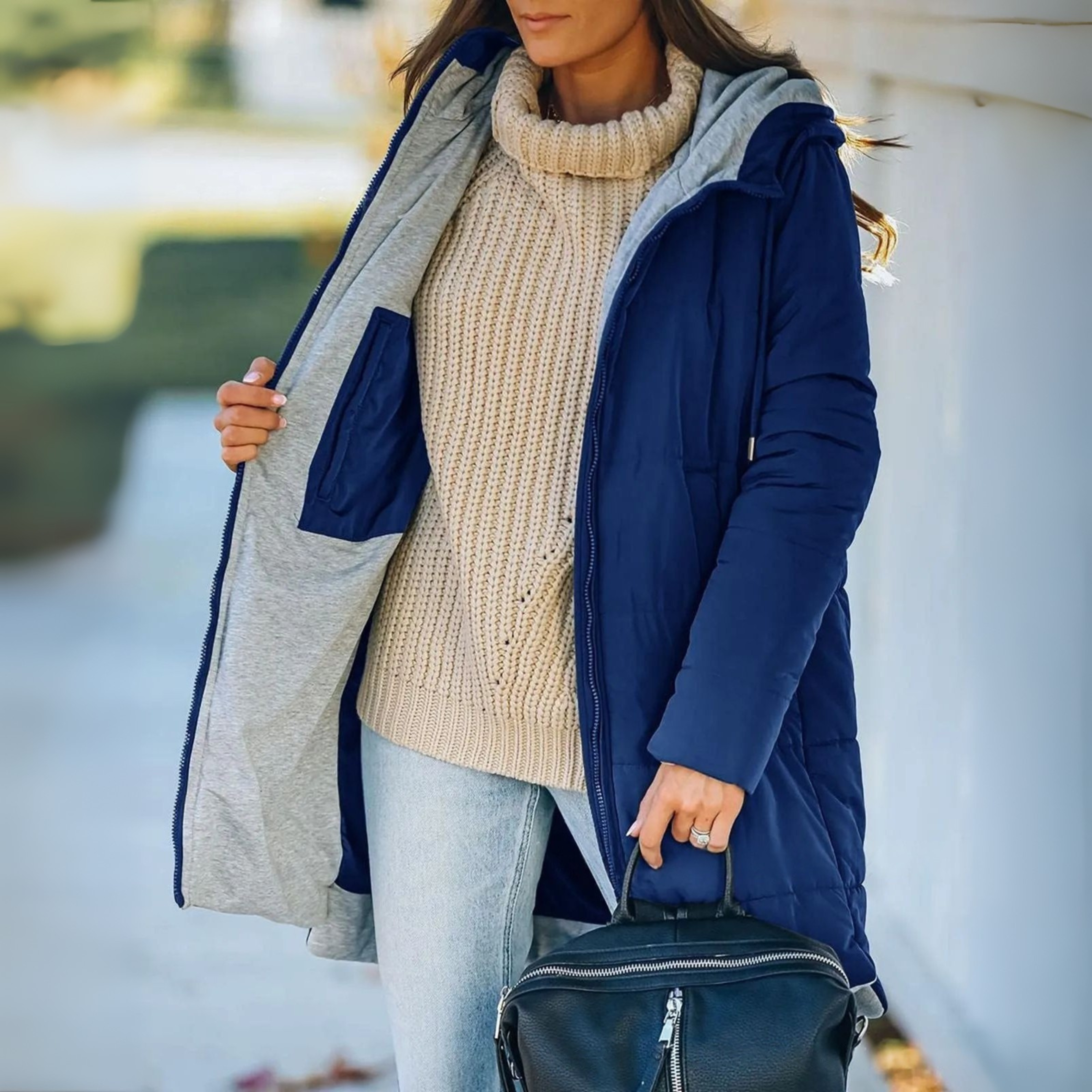Lyra | Casual Hooded Puffer Down Jacket