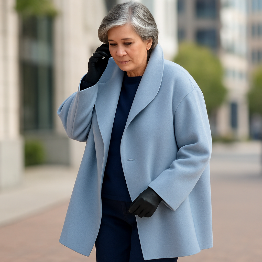 Emara London | Elegant Relaxed-Fit Coat for Women