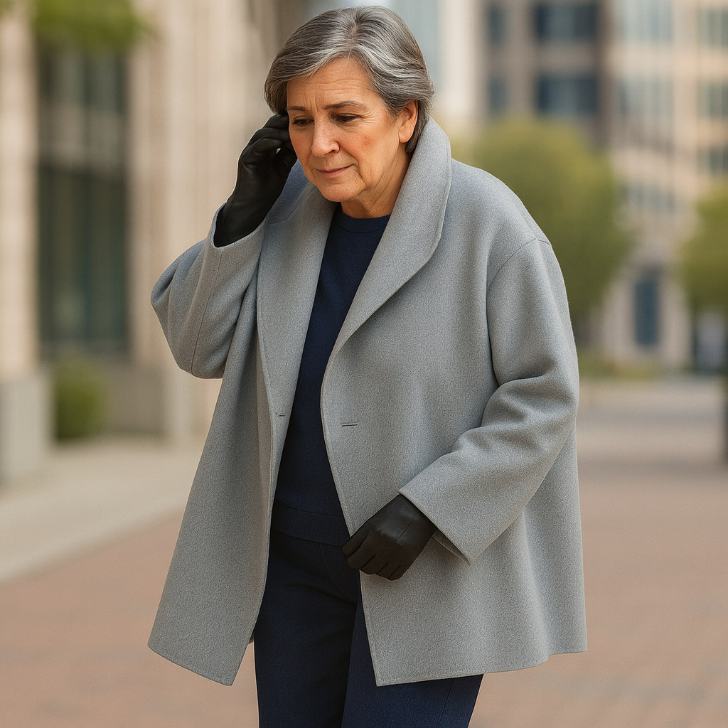 Emara London | Elegant Relaxed-Fit Coat for Women