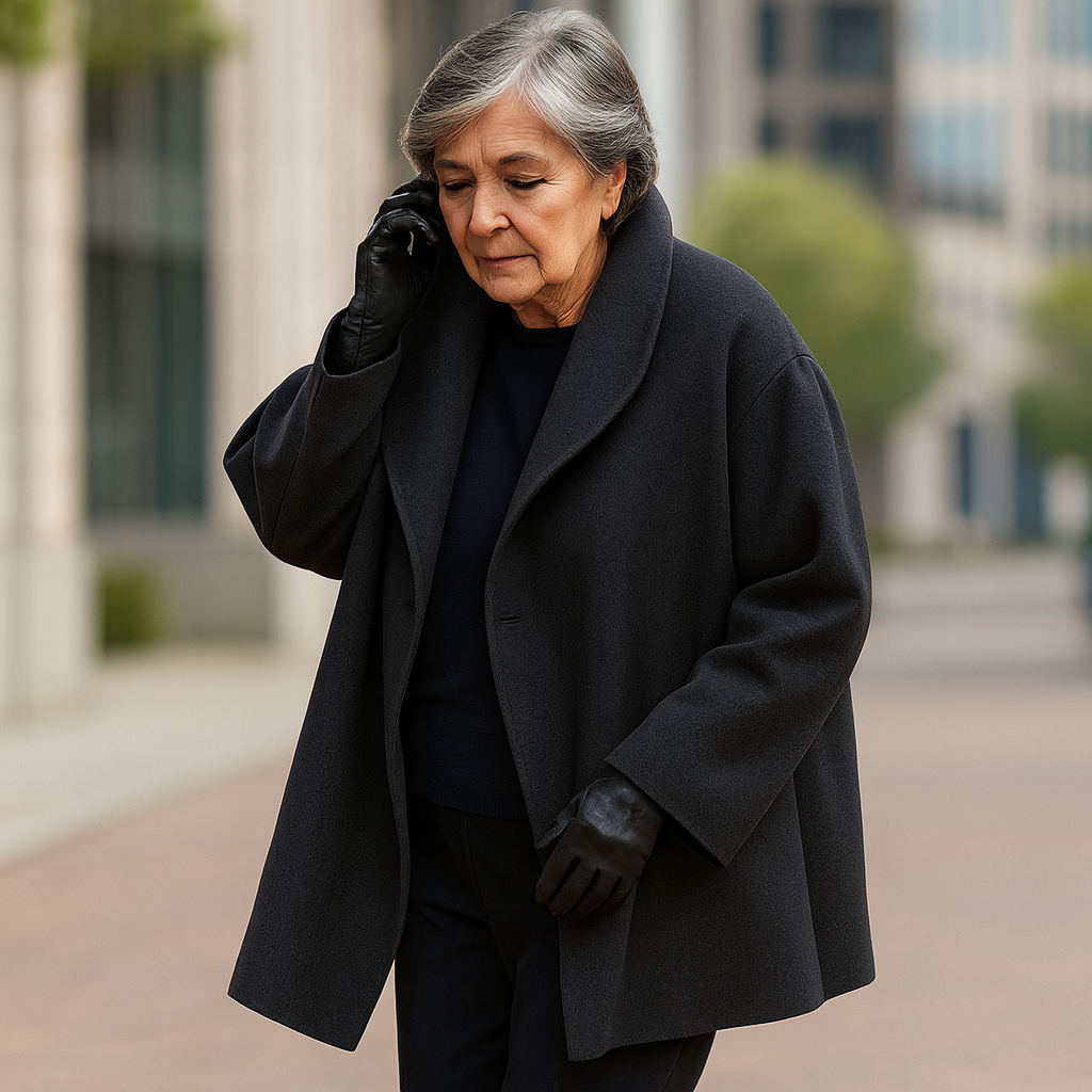 Emara London | Elegant Relaxed-Fit Coat for Women