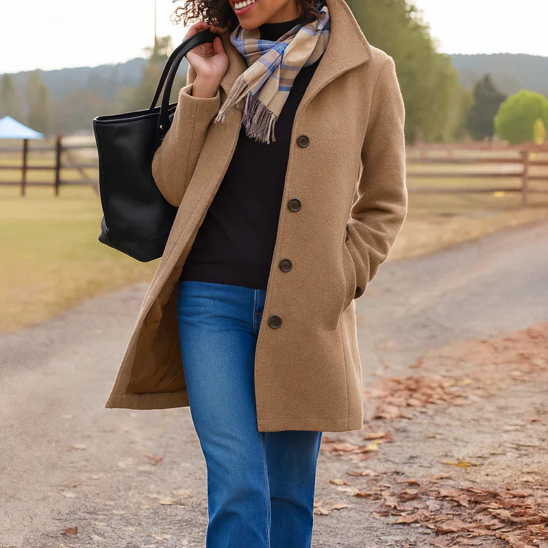 Tramere | Classic Mid-Length Button Coat