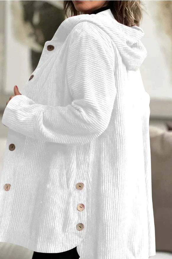 Cordelle | Cozy Corduroy Hooded Jacket