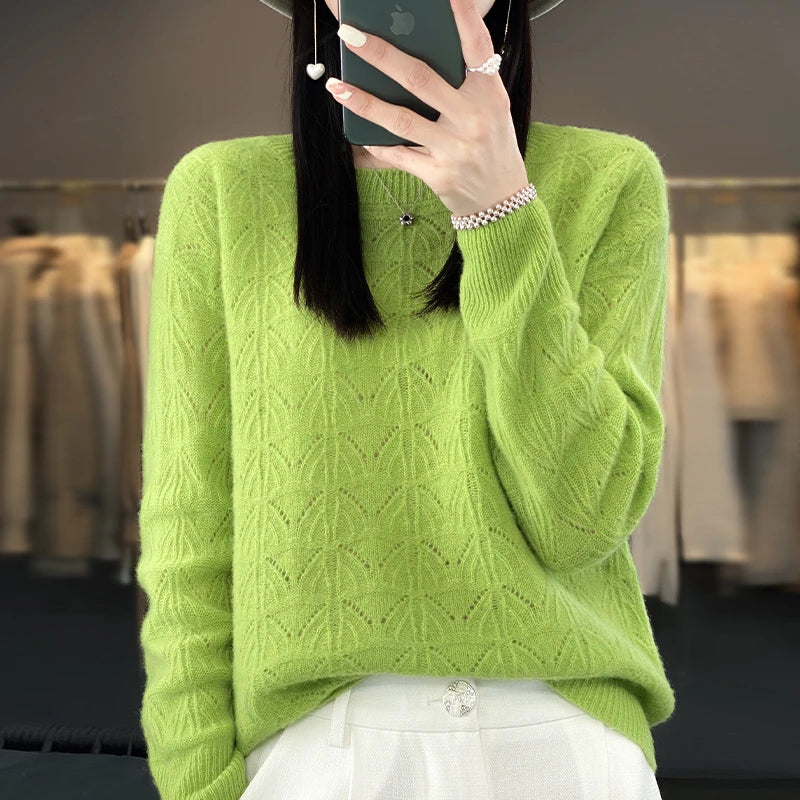 Clarinda London | Soft Cream Cashmere Sweater