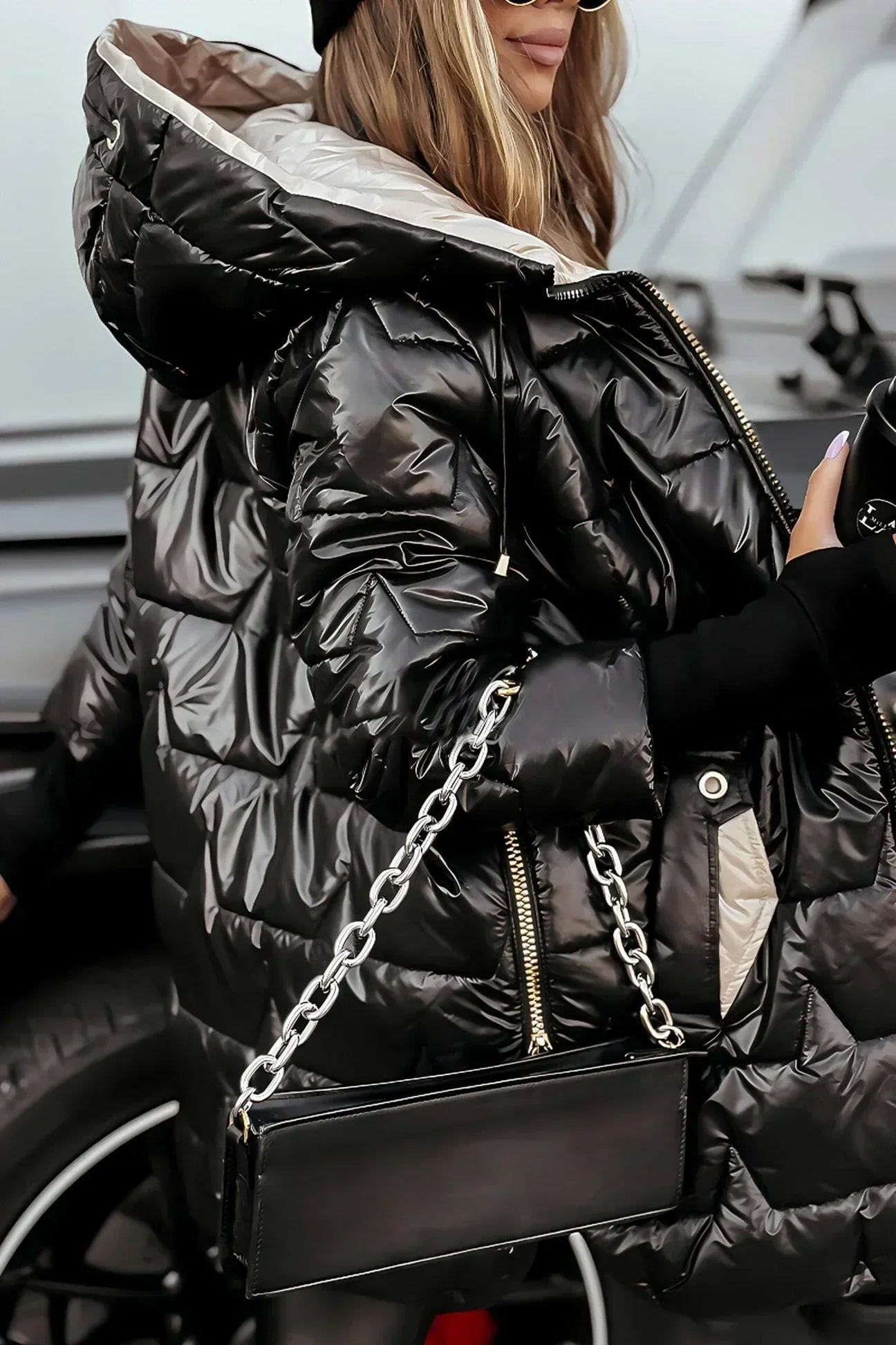 Roselyn | Elegant Winter Coat with Hood and Padding