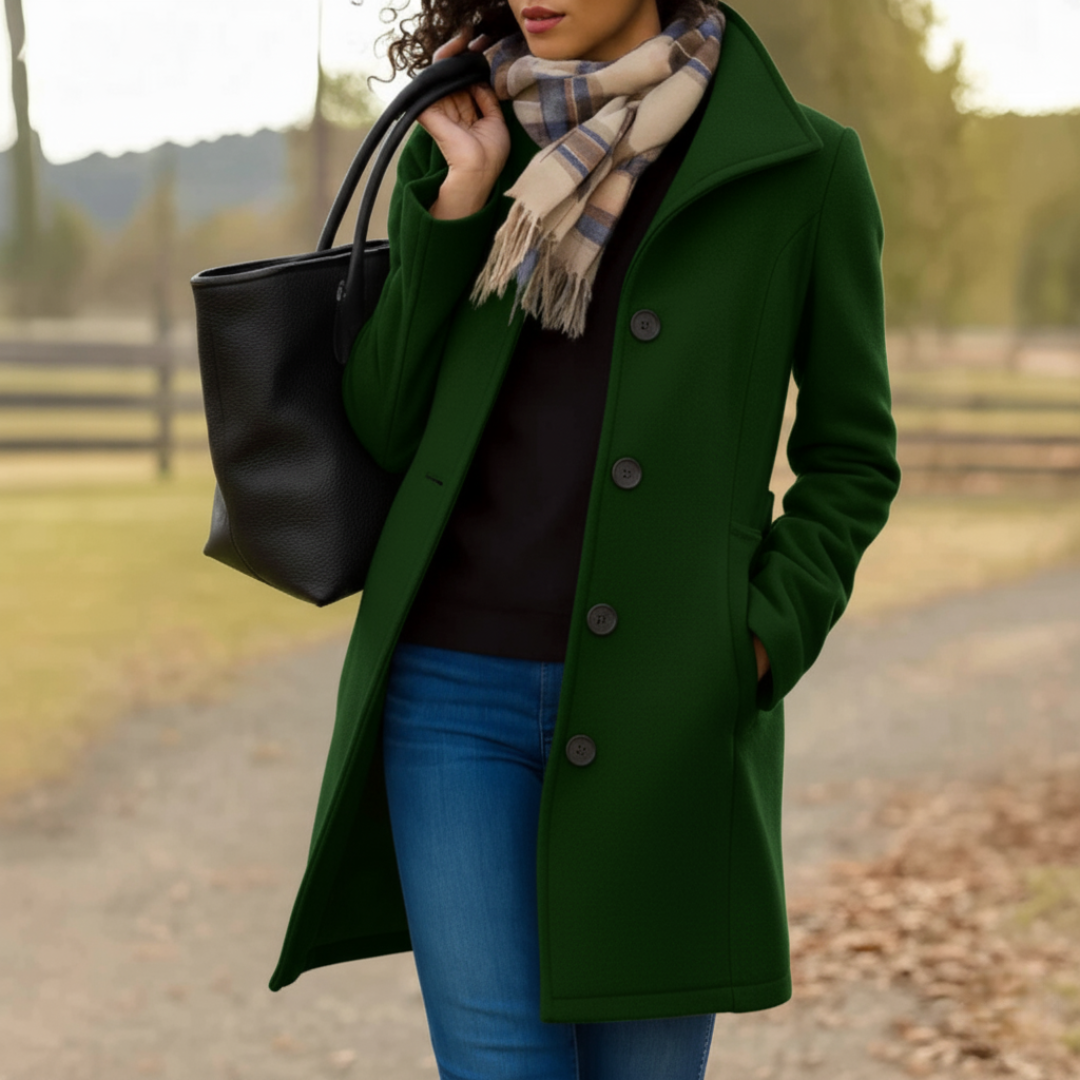 Tramere | Classic Mid-Length Button Coat