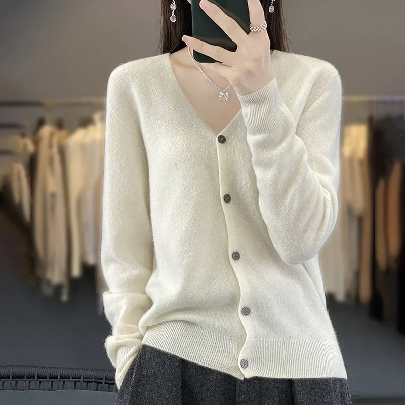 Odessia London | Heritage Cashmere Cardigan