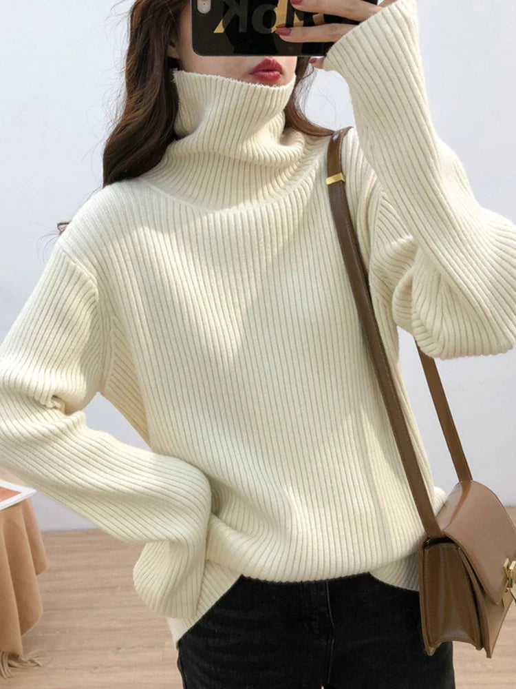 Maribelle London | Cashmere Ribbed Turtleneck