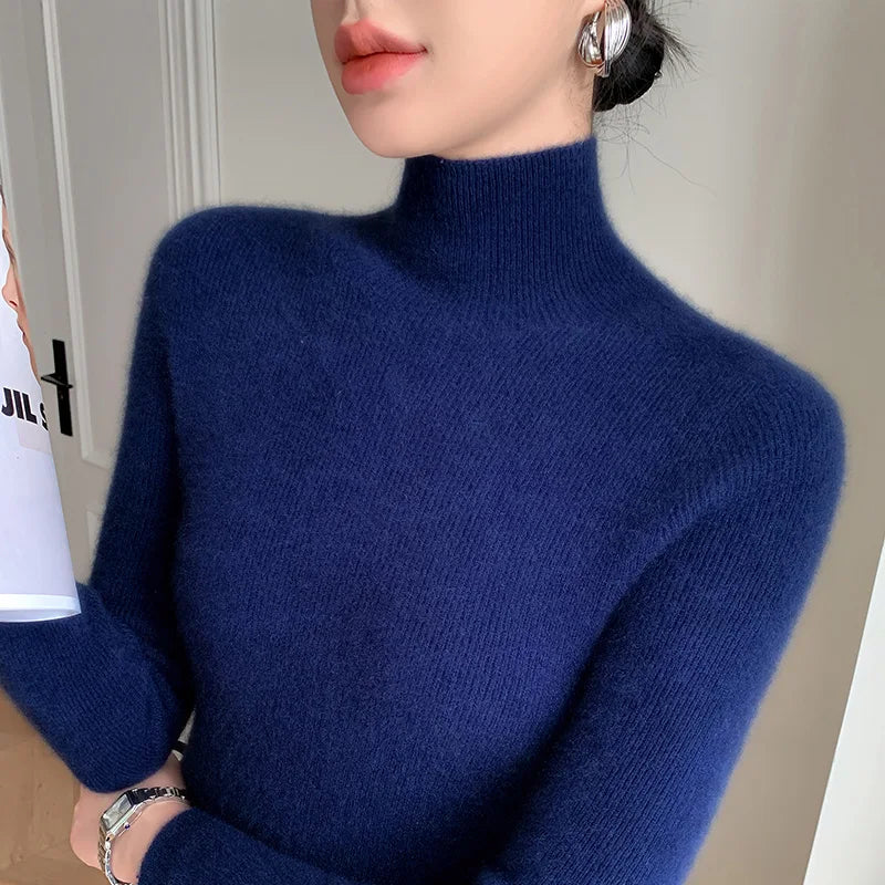 Corvina London | Pure Cashmere Roll Neck