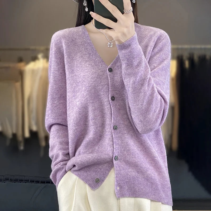 Odessia London | Heritage Cashmere Cardigan