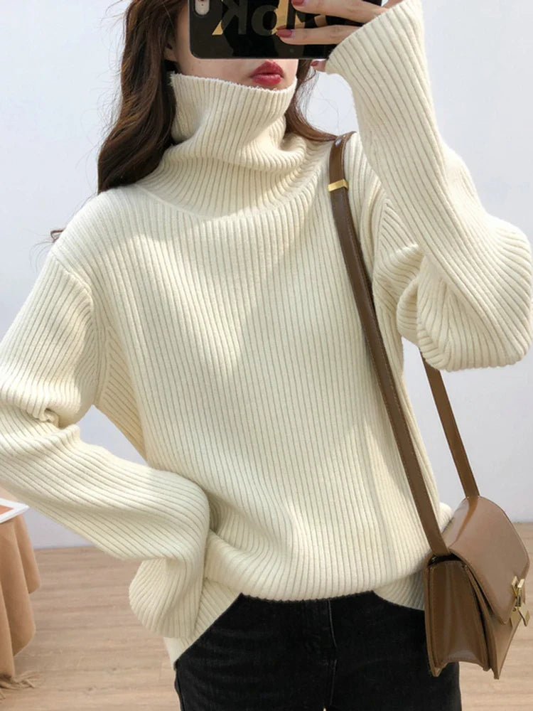 Maribelle London | Cashmere Ribbed Turtleneck