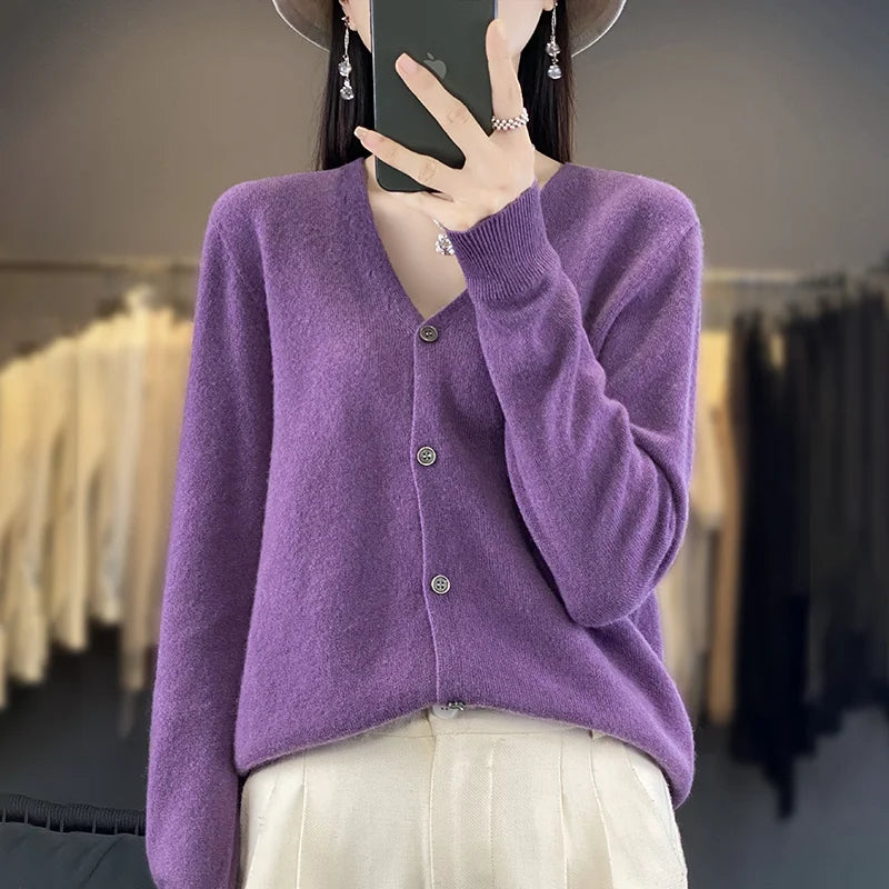 Odessia London | Heritage Cashmere Cardigan