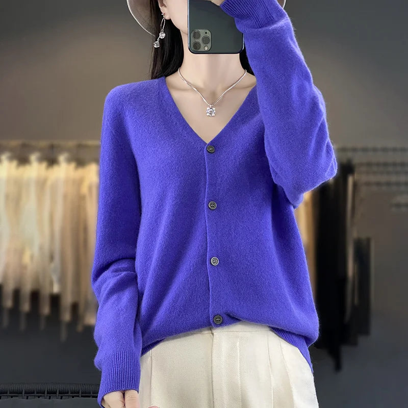 Odessia London | Heritage Cashmere Cardigan