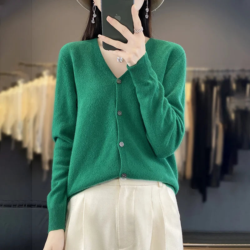 Odessia London | Heritage Cashmere Cardigan