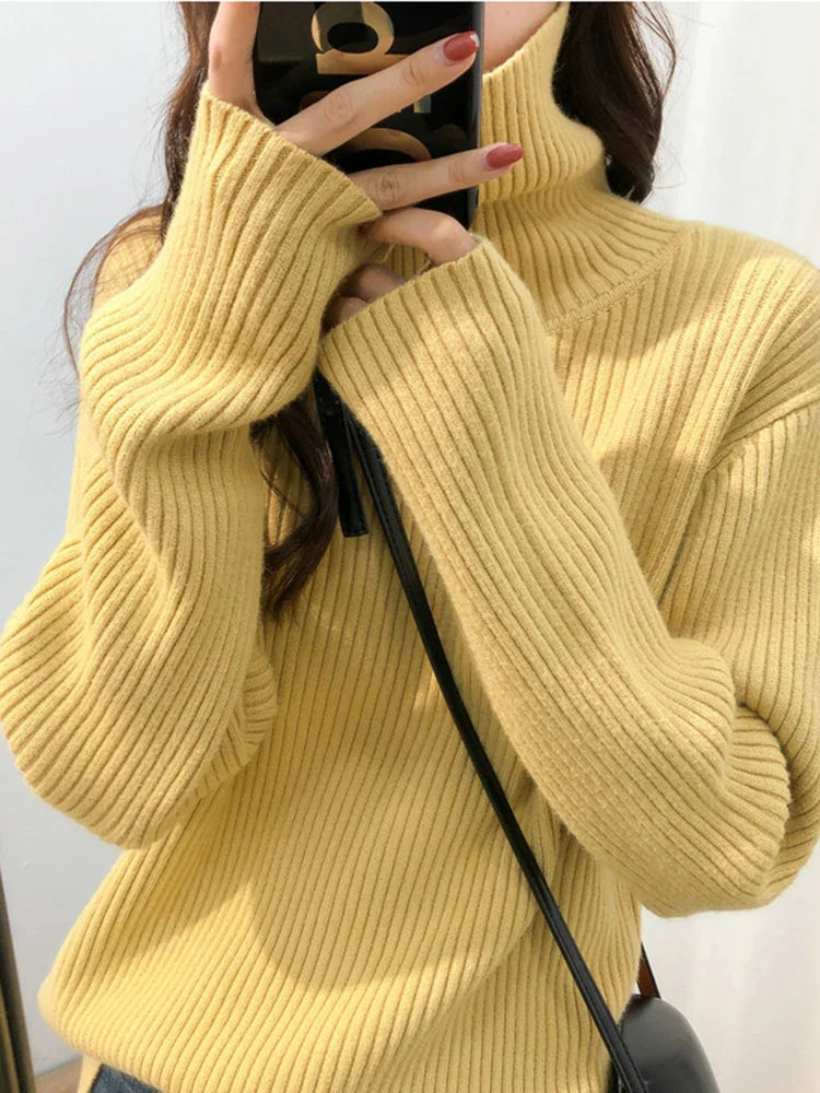 Maribelle London | Cashmere Ribbed Turtleneck