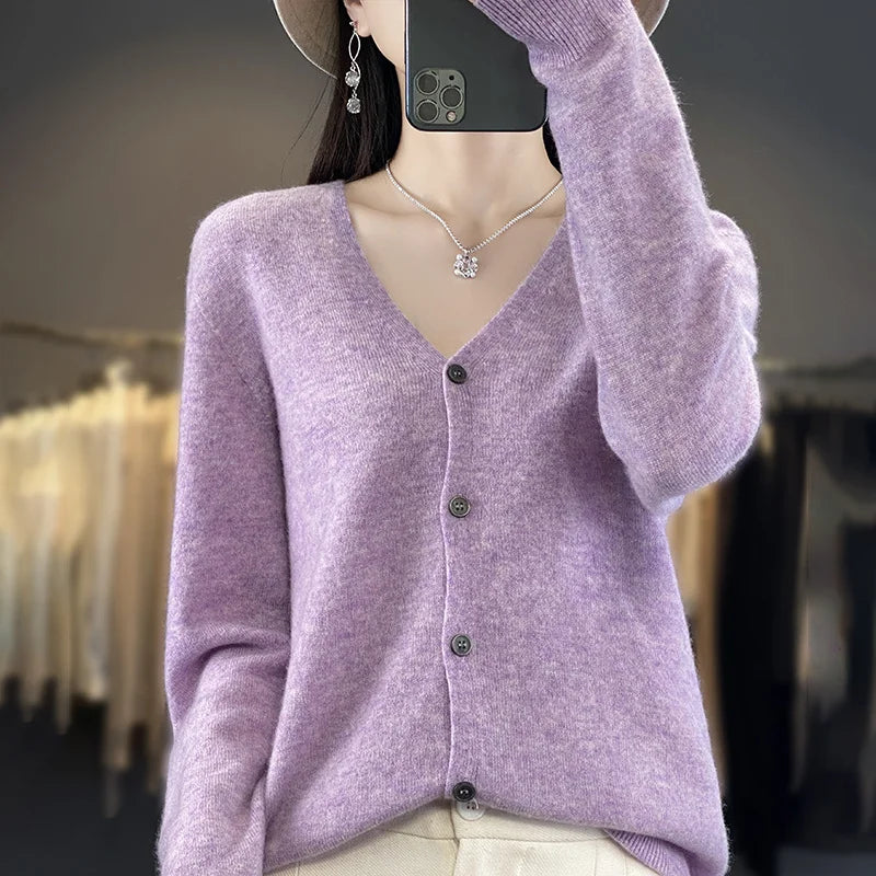 Odessia London | Heritage Cashmere Cardigan